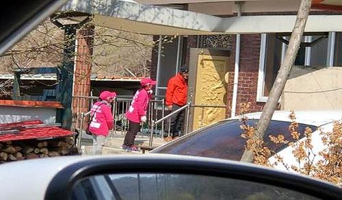 김경욱 후보 측이 공개한 불법 선거운동 현장 사진 [김 후보 측 제공. 재판매 및 DB 금지]