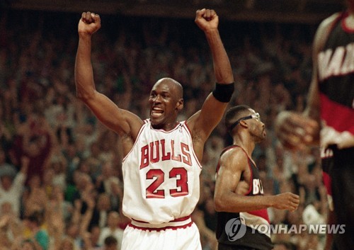 마이클 조던의 선수 시절 모습. [AP=연합뉴스]