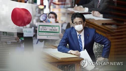 일본 코로나19 긴급사태 연장(CG) [연합뉴스TV 제공]