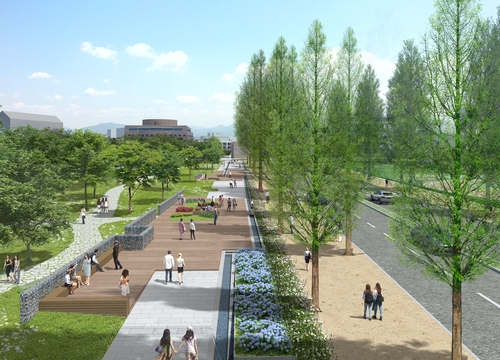 전남대 '민주길' 조감도[전남대 제공. 재판매 및 DB 금지]