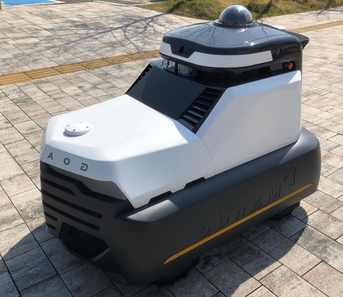 자율주행 순찰 로봇[과학기술정보통신부 제공. 재판매 및 DB금지]