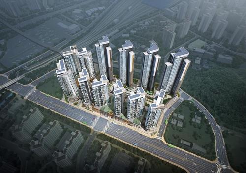 신내역 시티프라디움 조감도[시티건설·피알페퍼 제공]