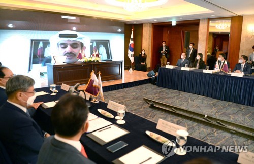 국내 조선 3사, 카타르 대규모 LNG 사업 협약 맺어[산업통상자원부 제공. 재판매 및 DB 금지] photo@yna.co.kr