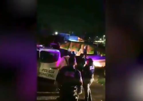 로페스 체포 당시 영상 [트위터(@rochaperiodista) 캡처. 재판매 및 DB 금지]