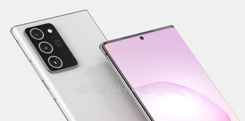 갤럭시노트10 추정 이미지[트위터 @OnLeaks 캡처]