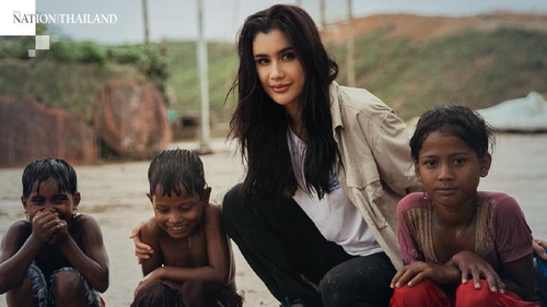 유엔난민기구 친선대사인 영화배우 쁘라야 룬드버그[네이션 캡처. 재판매 및 DB 금지]