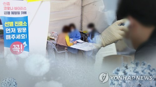 코로나19 선별진료소 검사 (CG)[연합뉴스TV 제공. 재판매 및 DB 금지]