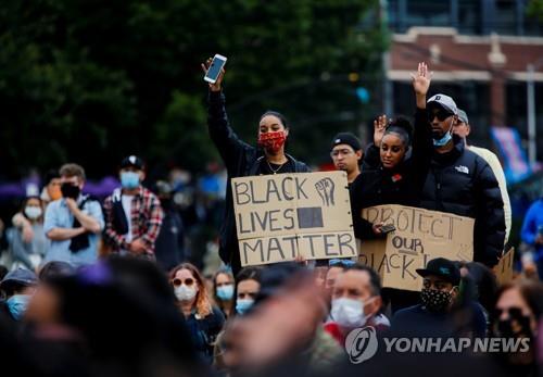 미국의 인종차별 반대 시위[로이터=연합뉴스]