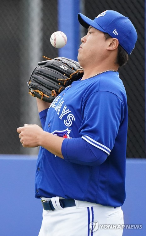 토론토 블루제이스 류현진[연합뉴스 자료사진]