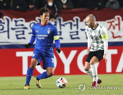 수원 삼성과 빗셀 고베의 AFC 챔피언스리그 조별리그 경기 장면.[연합뉴스 자료사진]