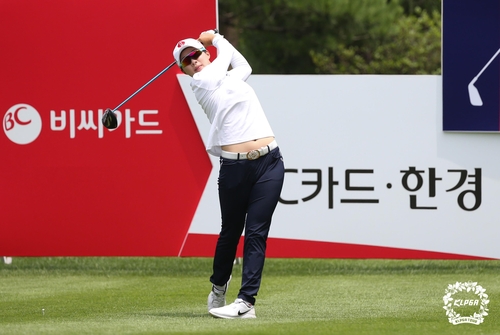 김효주의 1번 홀 티샷[KLPGA 제공. 재판매 및 DB 금지]
