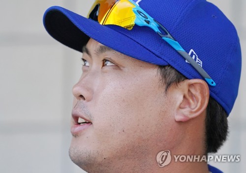 토론토 블루제이스의 류현진[연합뉴스 자료사진]