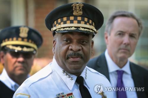에디 존슨 전 시카고 경찰청장 [AFP=연합뉴스 자료사진]