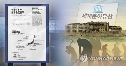 일본 군함도 역사 왜곡 (PG)[장현경 제작] 사진합성·일러스트
