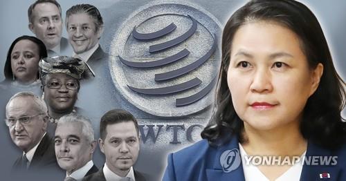 세계무역기구(WTO) 사무총장 후보자 8인 (PG)[김민아 제작] 사진합성