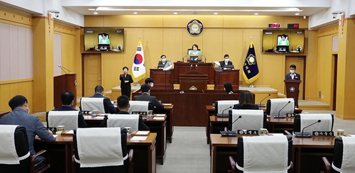 원 구성 갈등으로 자리 빈 서산시의회 임시회[서산시의회 제공. 재판매 및 DB 금지]