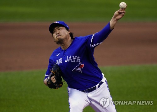 토론토 블루제이스 류현진[USA투데이=연합뉴스]