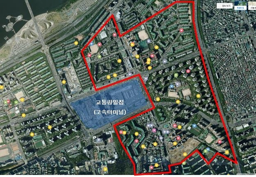서초구 미세먼지 집중관리구역[서울시 제공. 재판매 및 DB 금지]