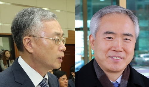 왼쪽부터 김영대 서울고검장, 양부남 부산고검장[연합뉴스 자료사진]