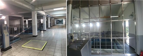 활성탄 여과지 개방형(사진 왼쪽)과 폐쇄형.[환경부 제공. 재판매 및 DB 금지]