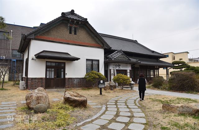 영산포의 일본인 지주가옥. 1935년 지었지만 지금도 영산포에서 가장 번듯한 편이다.