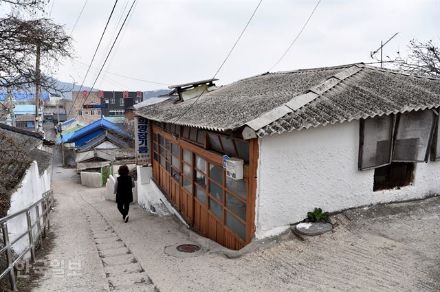 영산포 죽전골목의 희망참기름. 지금은 문을 닫았다.
