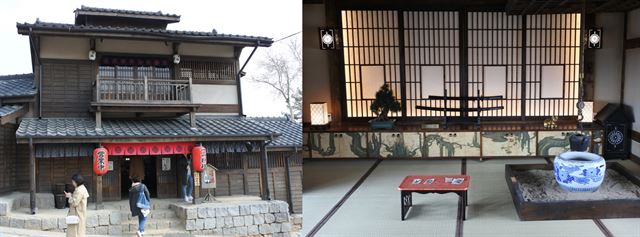 구동매의 술집과 그가 일본 낭인들과 회의를 하던 다다미방. 이준호 기자