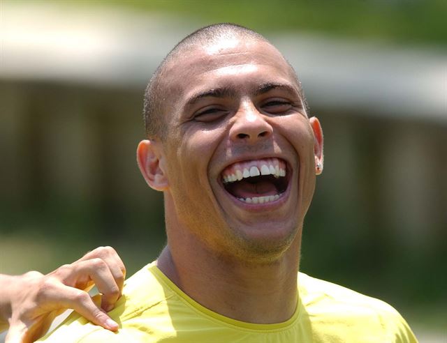 '브라질의 축구 전설' 호나우두. 한국일보 자료사진