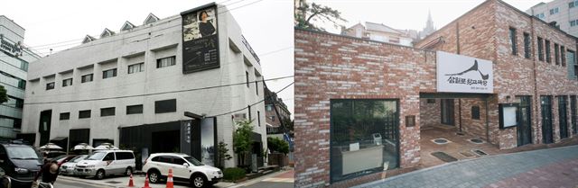 17년 만에 문을 닫는 설치극장 정미소(왼쪽)와 폐관했다 3년 만인 지난해 재개관한 삼일로창고극장. 돌꽃컴퍼니ㆍ서울문화재단 제공