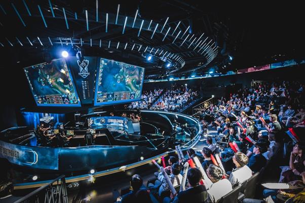 롤파크 경기장 내부 모습. 라이엇게임즈 제공