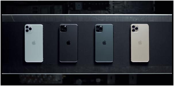 아이폰11 외관상 가장 새로운 디자인은 뒷면에 트리플 카메라를 정사각형 모양의 모듈 안에 배치한 점이다. 유튜브 캡처