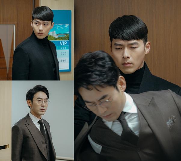 ‘사랑의 불시착’ 현빈이 심상찮은 분노를 드러낸다.tvN 제공