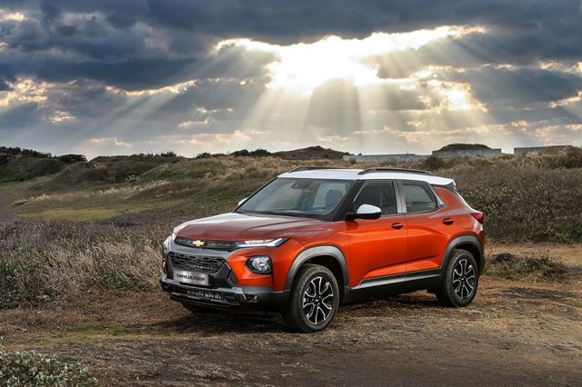 한국지엠(GM) SUV '트레일블레이저'. 한국GM 제공