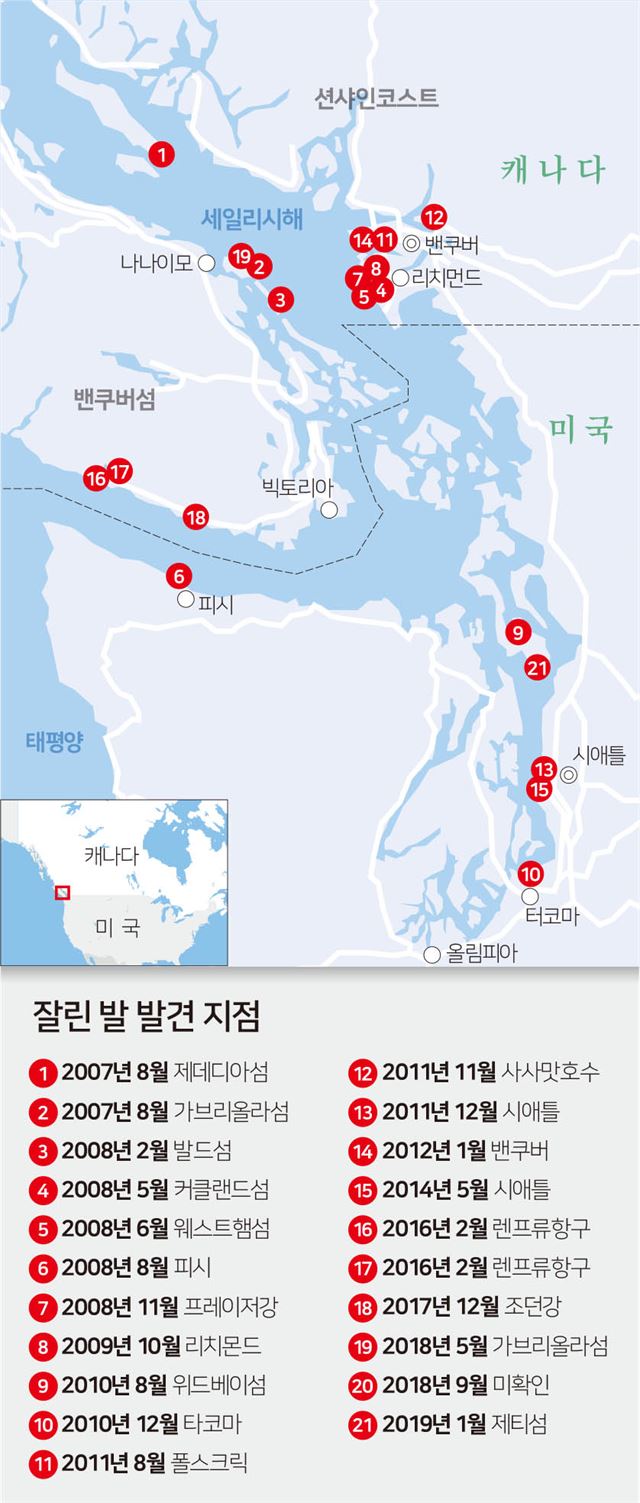 [저작권 한국일보] 잘린 발 발견 지점. 김문중 기자