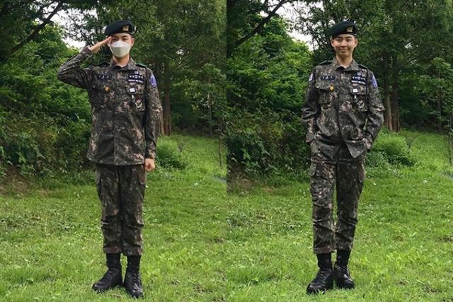 신동우가 전역했다. 신동우 SNS 제공