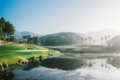 비전코스 8번홀(블루마운틴 사진).