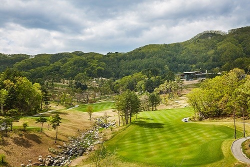 챌린지코스 1번홀(블루마운틴 사진).