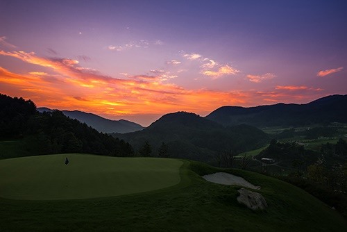 챌린지코스 4번홀(블루마운틴 사진).