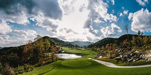 드림코스 3번홀(블루마운틴 사진).