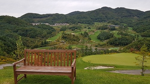 챌린지 코스 전체 조망 위치.