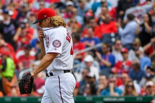 현재 트레버 로젠탈의 ERA는 숫자로 표기할 수 없다. [사진=워싱턴]