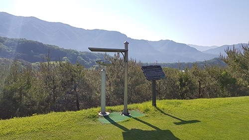 에떼코스 5번홀 전망대.