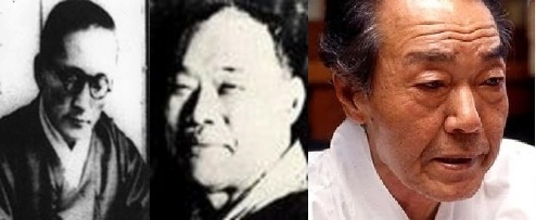 사진은 왼쪽부터 이광수, 최남선, 서정주