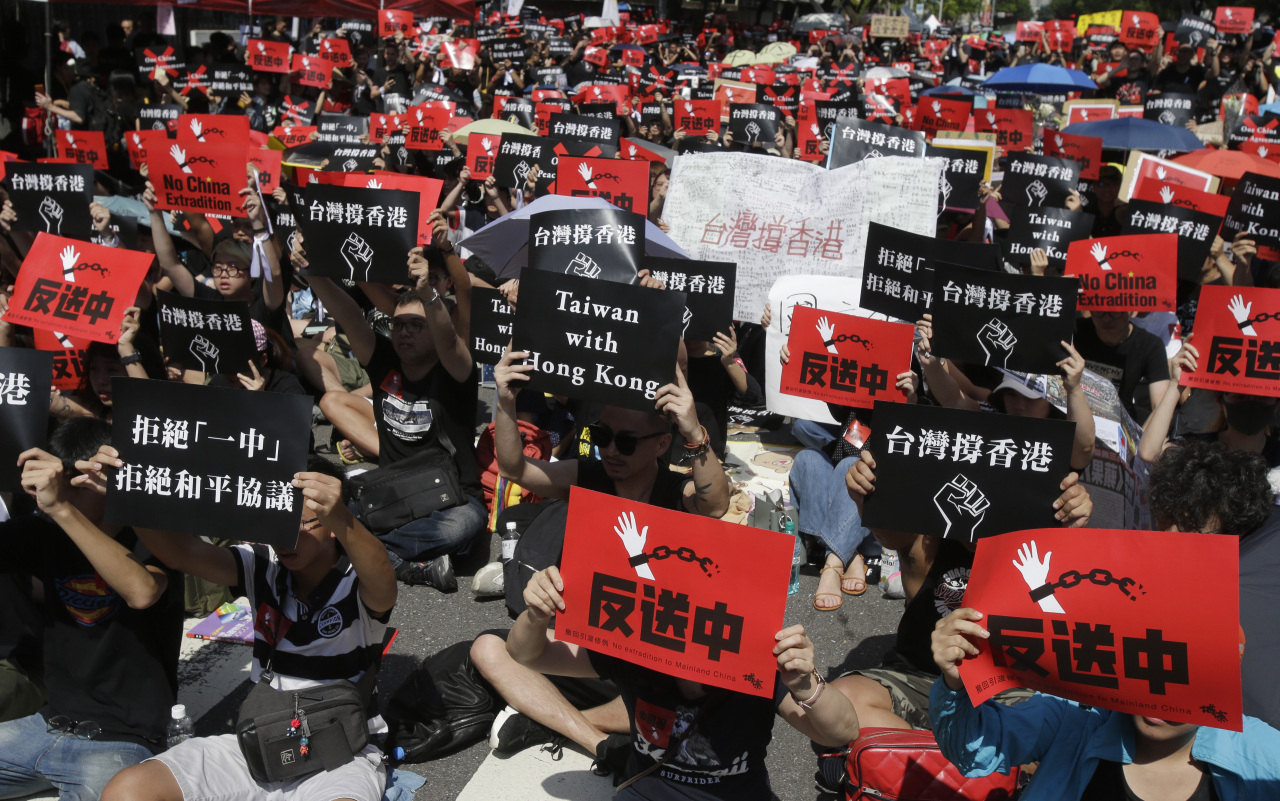 송환법 반대 홍콩 시위[연합뉴스]