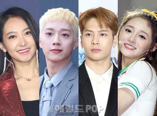 빅토리아, 라이관린, 잭슨, 주결경 / 사진=헤럴드POP