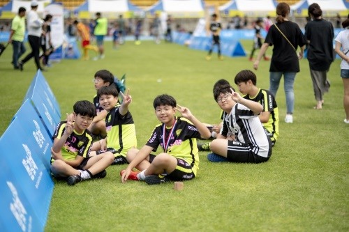 대회에 참여한 유소년 선수들. [사진=SH스포츠에이전시]