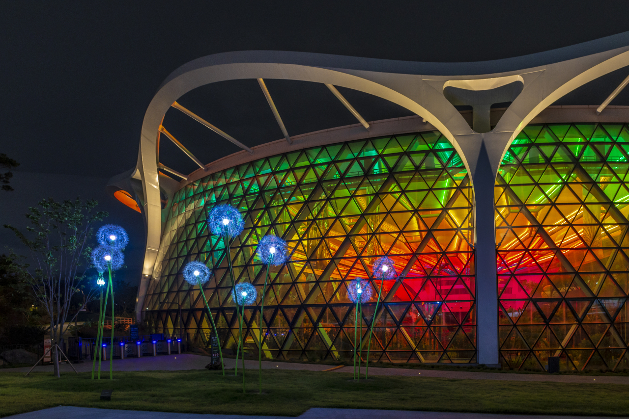 보타닉공원 야경 이미지. [서울관광재단 제공]