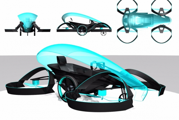도요타가 선보인 플라잉카 콘셉트
