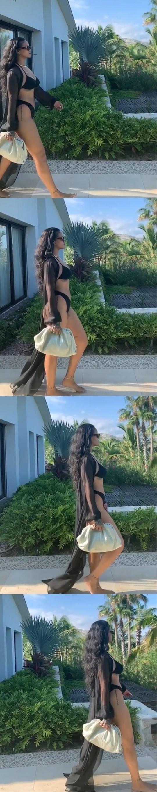 리한나 인스타 영상 캡처