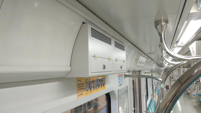 인천교통공사, 전동차 객실 미세먼지 낮추는 공기질 개선 총력